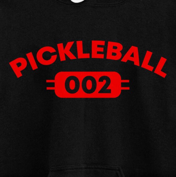 Zero Zero Two 002 Pickleball Dinking Paddleball Sport Lover Pullover Hoodie