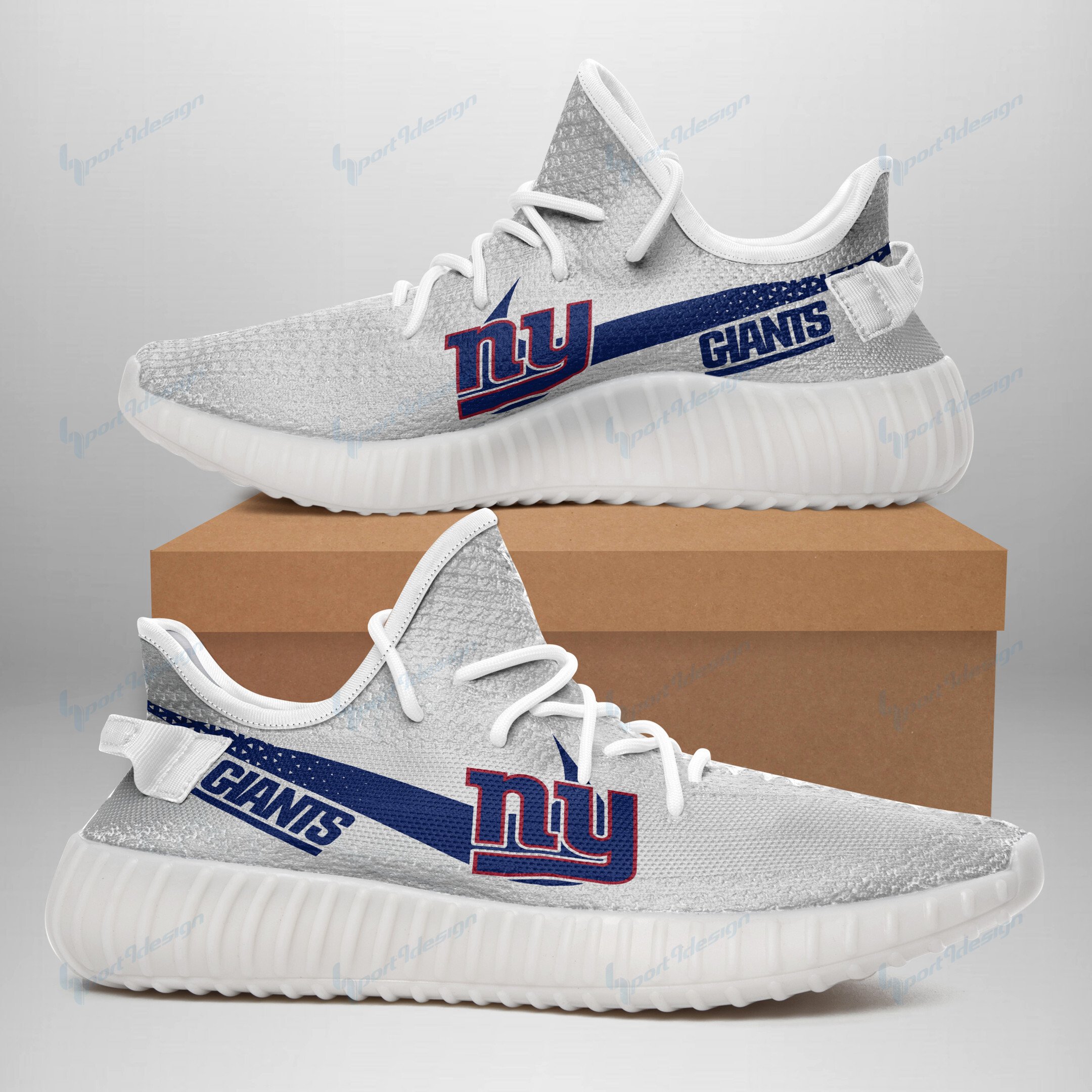 New York Giants Yeezy Shoes Bg