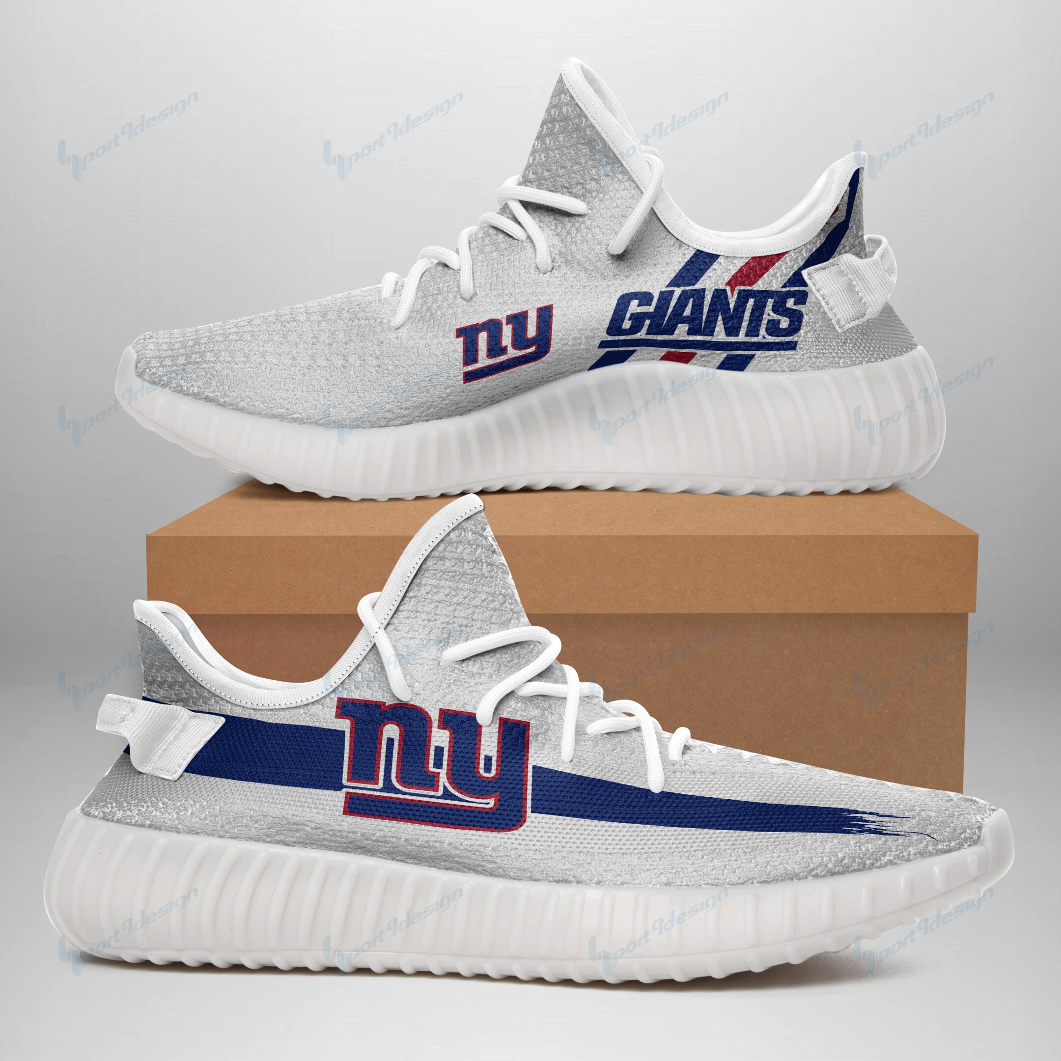 New York Giants Yeezy Shoes Bg