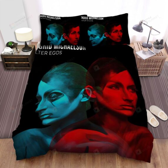 Personalized Bedding Set - Alter Egos Ingrid Michaelson Spread Included 1 Soft Duvet Cover or Quilt and 2 Lightweight Breathe Pillowcases