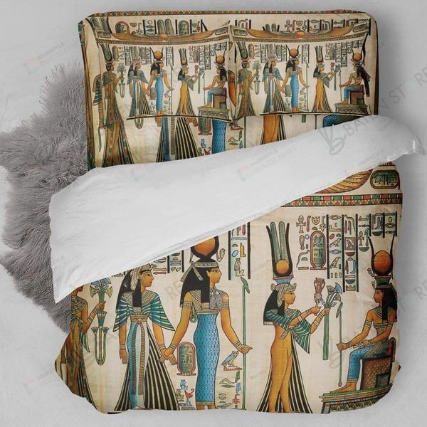 Personalized Bedding Set - Ancient Egypt Great Gifts Birthday Christmas Thanksgiving Included 1 Soft Duvet Cover or Quilt and 2 Lightweight Breathe Pillowcases