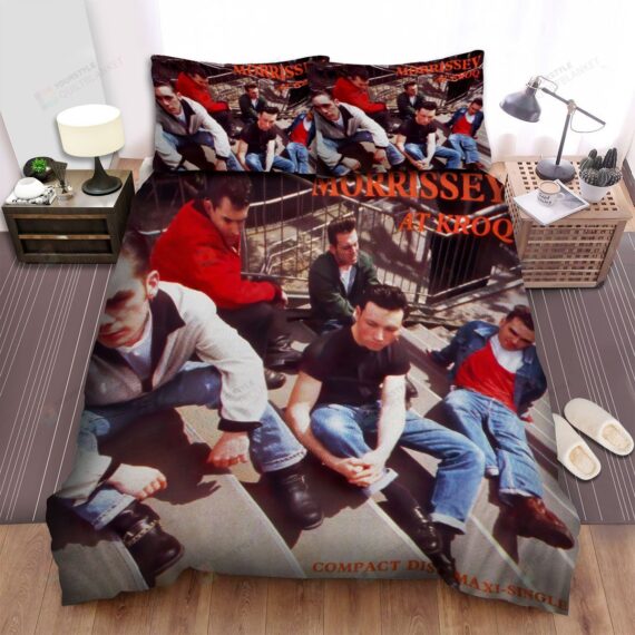 Personalized Bedding Set - At Kroq Morrissey Spread Included 1 Soft Duvet Cover or Quilt and 2 Lightweight Breathe Pillowcases