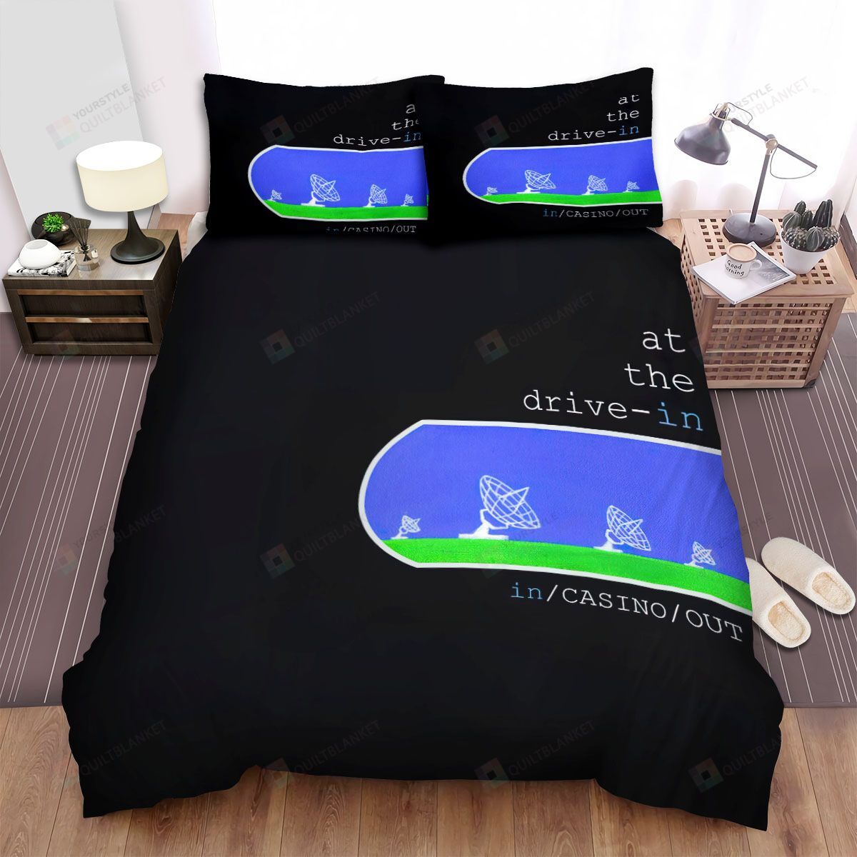Personalized Bedding Set - At The Drivein Band Casino Out Album Spread Included 1 Soft Duvet Cover or Quilt and 2 Lightweight Breathe Pillowcases