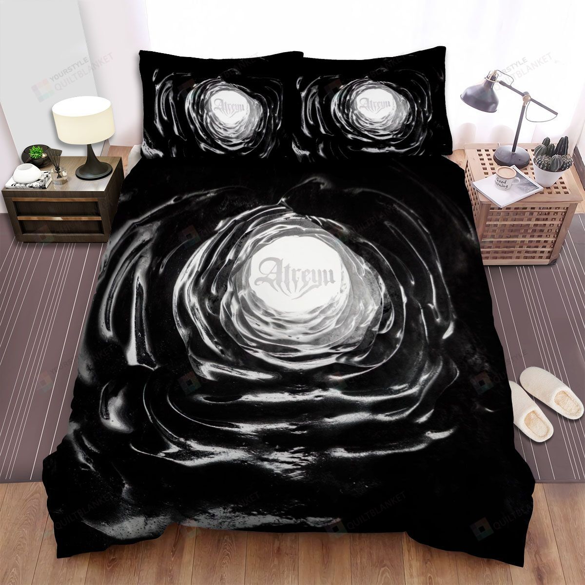 Personalized Bedding Set - Atreyu Spread Included 1 Soft Duvet Cover or Quilt and 2 Lightweight Breathe Pillowcases