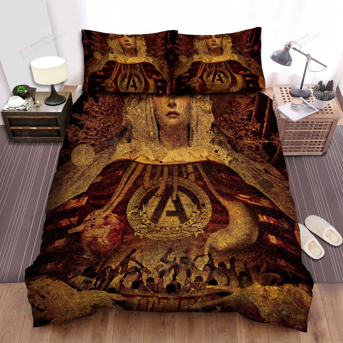 Personalized Bedding Set - Atreyu Spread Included 1 Soft Duvet Cover or Quilt and 2 Lightweight Breathe Pillowcases