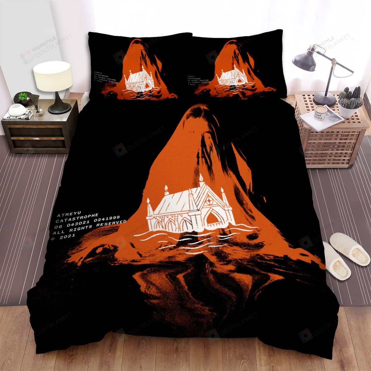 Personalized Bedding Set - Atreyu Spread Included 1 Soft Duvet Cover or Quilt and 2 Lightweight Breathe Pillowcases