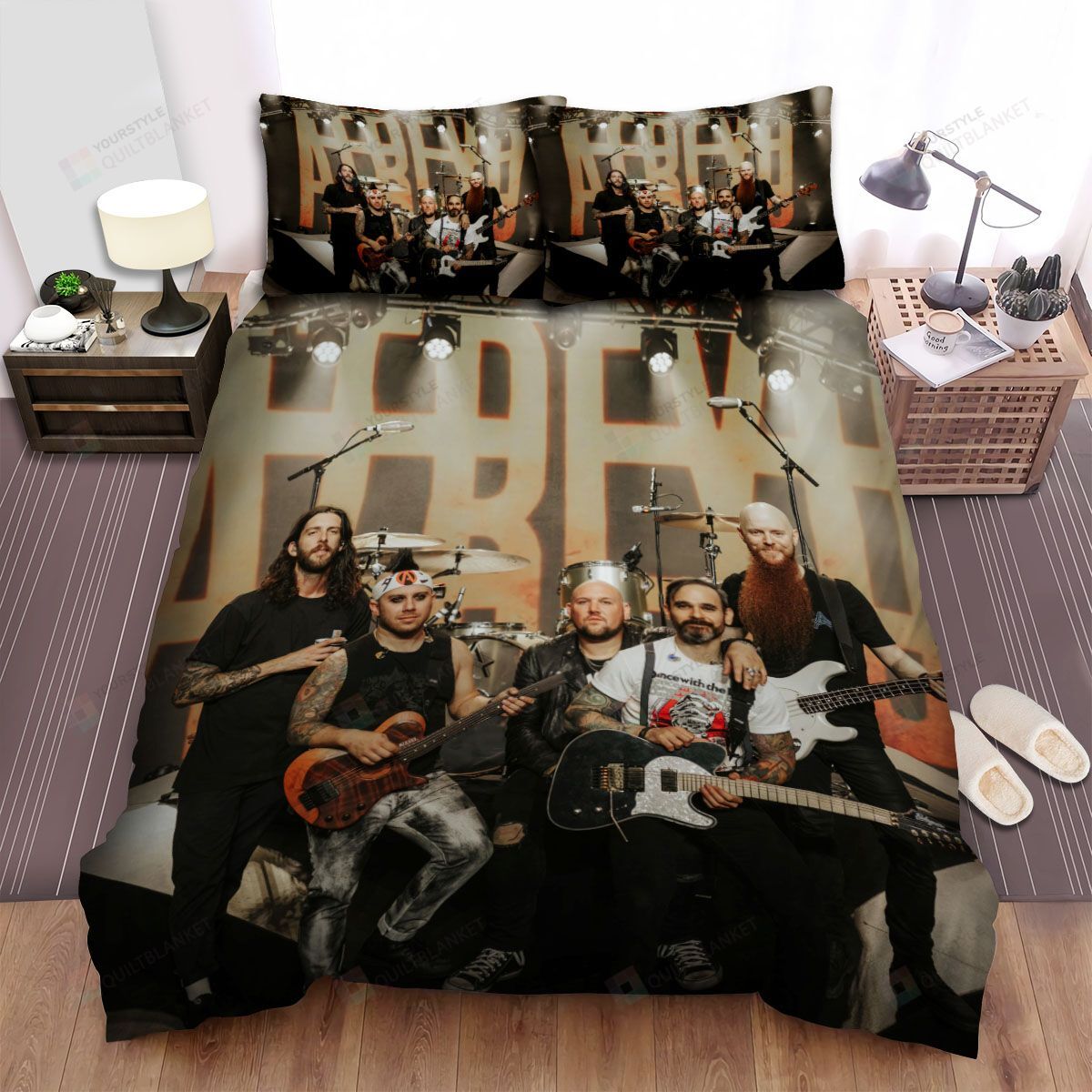 Personalized Bedding Set - Atreyu Spread Included 1 Soft Duvet Cover or Quilt and 2 Lightweight Breathe Pillowcases