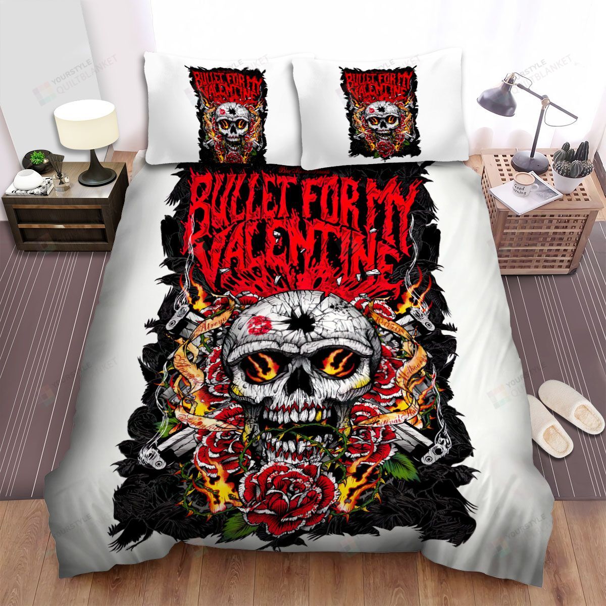 Personalized Bedding Set - Atreyu Spread Included 1 Soft Duvet Cover or Quilt and 2 Lightweight Breathe Pillowcases