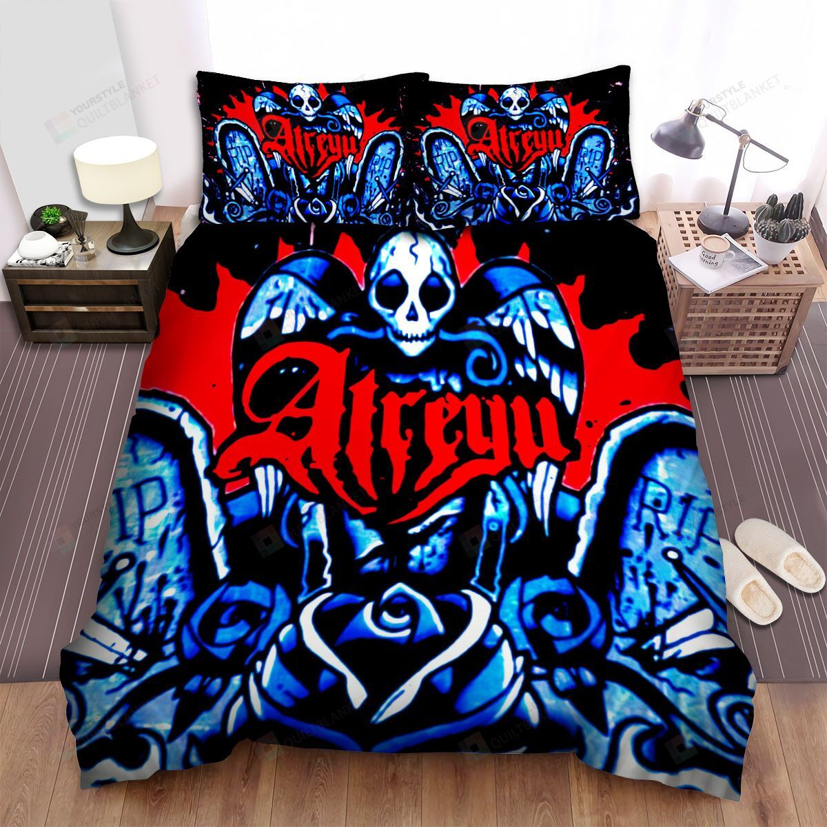 Personalized Bedding Set - Atreyu Spread Included 1 Soft Duvet Cover or Quilt and 2 Lightweight Breathe Pillowcases
