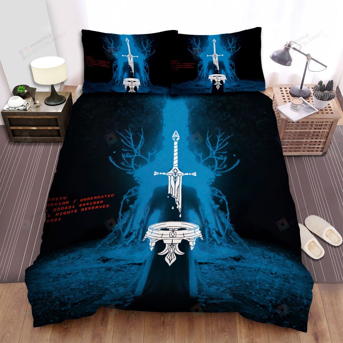 Personalized Bedding Set - Atreyu Spread Included 1 Soft Duvet Cover or Quilt and 2 Lightweight Breathe Pillowcases