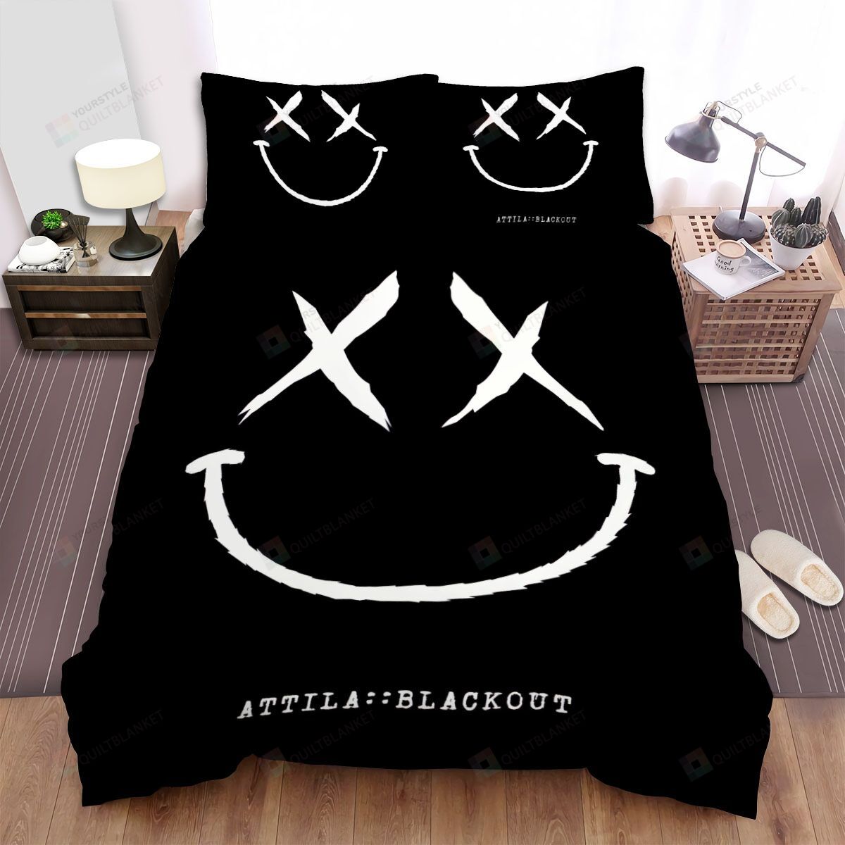Personalized Bedding Set - Attila Album Spread Included 1 Soft Duvet Cover or Quilt and 2 Lightweight Breathe Pillowcases