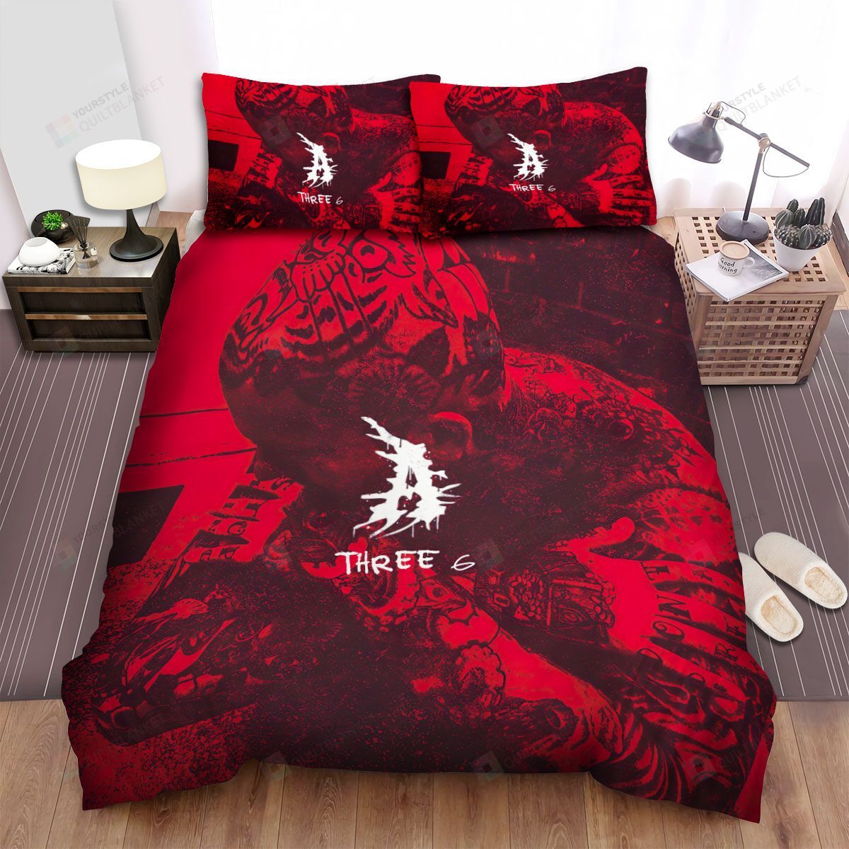 Personalized Bedding Set - Attila Photo Spread Included 1 Soft Duvet Cover or Quilt and 2 Lightweight Breathe Pillowcases