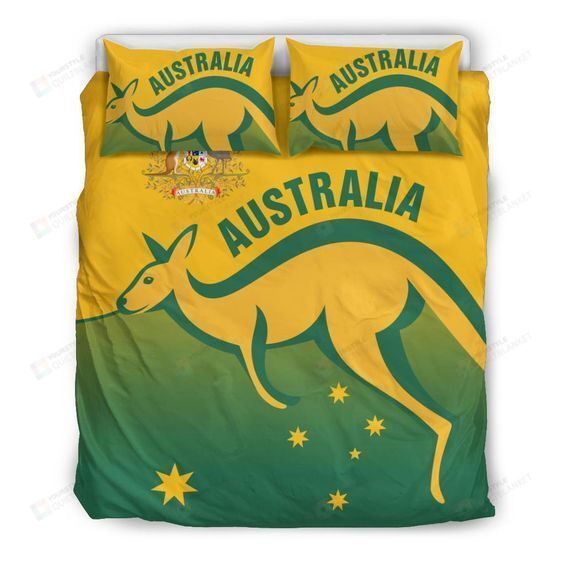 Personalized Bedding Set - Australia Cotton Spread Included 1 Soft Duvet Cover or Quilt and 2 Lightweight Breathe Pillowcases
