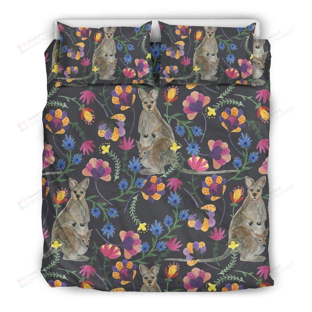 Personalized Bedding Set - Australia Kangaroo Great Gifts Birthday Christmas Thanksgiving Included 1 Soft Duvet Cover or Quilt and 2 Lightweight Breathe Pillowcases
