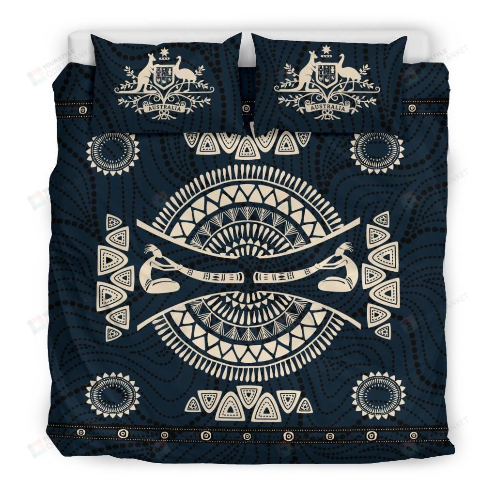 Personalized Bedding Set - Australia Real Aussie Blue Great Gifts Birthday Christmas Thanksgiving Included 1 Soft Duvet Cover or Quilt and 2 Lightweight Breathe Pillowcases