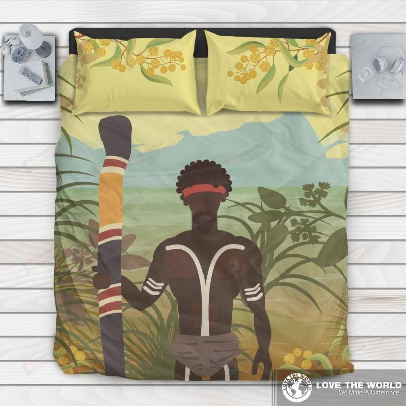 Personalized Bedding Set - Australian Landscape Included 1 Soft Duvet Cover or Quilt and 2 Lightweight Breathe Pillowcases