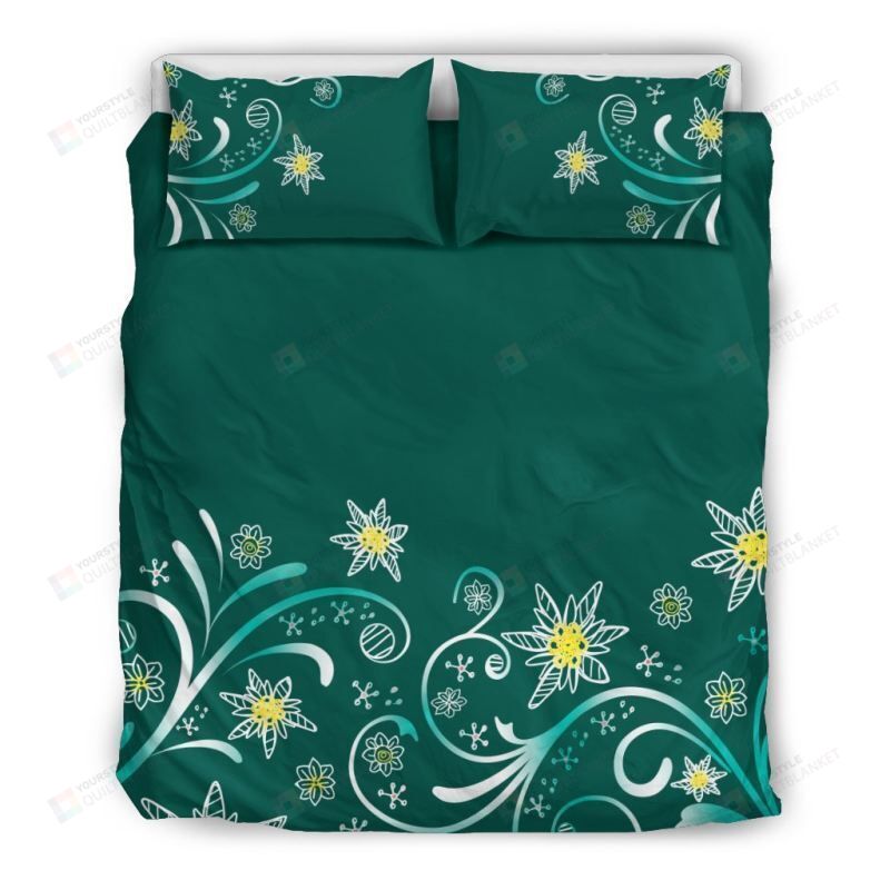 Personalized Bedding Set - Austria Edelweiss Great Gifts Birthday Christmas Thanksgiving Included 1 Soft Duvet Cover or Quilt and 2 Lightweight Breathe Pillowcases