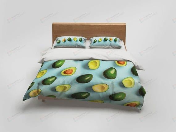 Personalized Bedding Set - Avocado Style Included 1 Soft Duvet Cover or Quilt and 2 Lightweight Breathe Pillowcases
