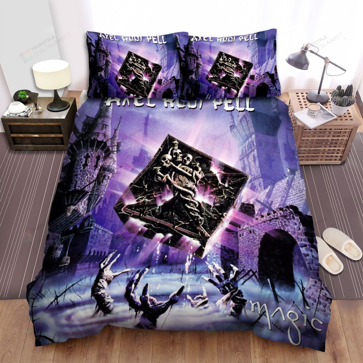 Personalized Bedding Set - Axel Rudi Pell Magic Spread Included 1 Soft Duvet Cover or Quilt and 2 Lightweight Breathe Pillowcases
