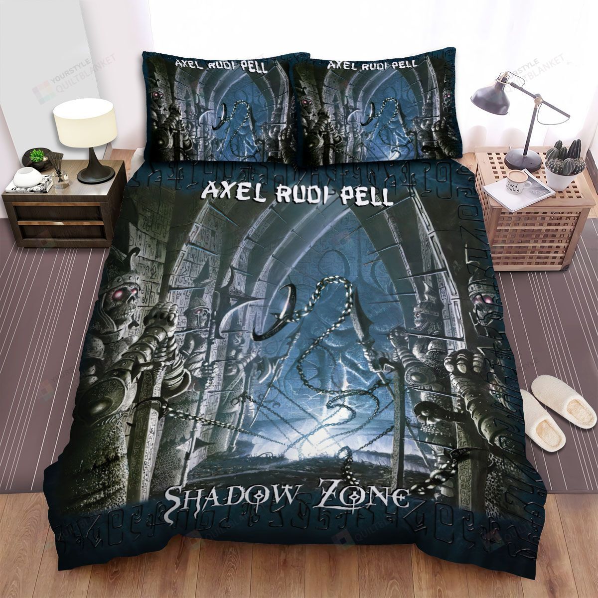 Personalized Bedding Set - Axel Rudi Pell Shadow Zone Spread Included 1 Soft Duvet Cover or Quilt and 2 Lightweight Breathe Pillowcases