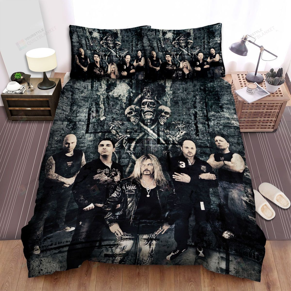 Personalized Bedding Set - Axel Rudi Pell Spread Included 1 Soft Duvet Cover or Quilt and 2 Lightweight Breathe Pillowcases