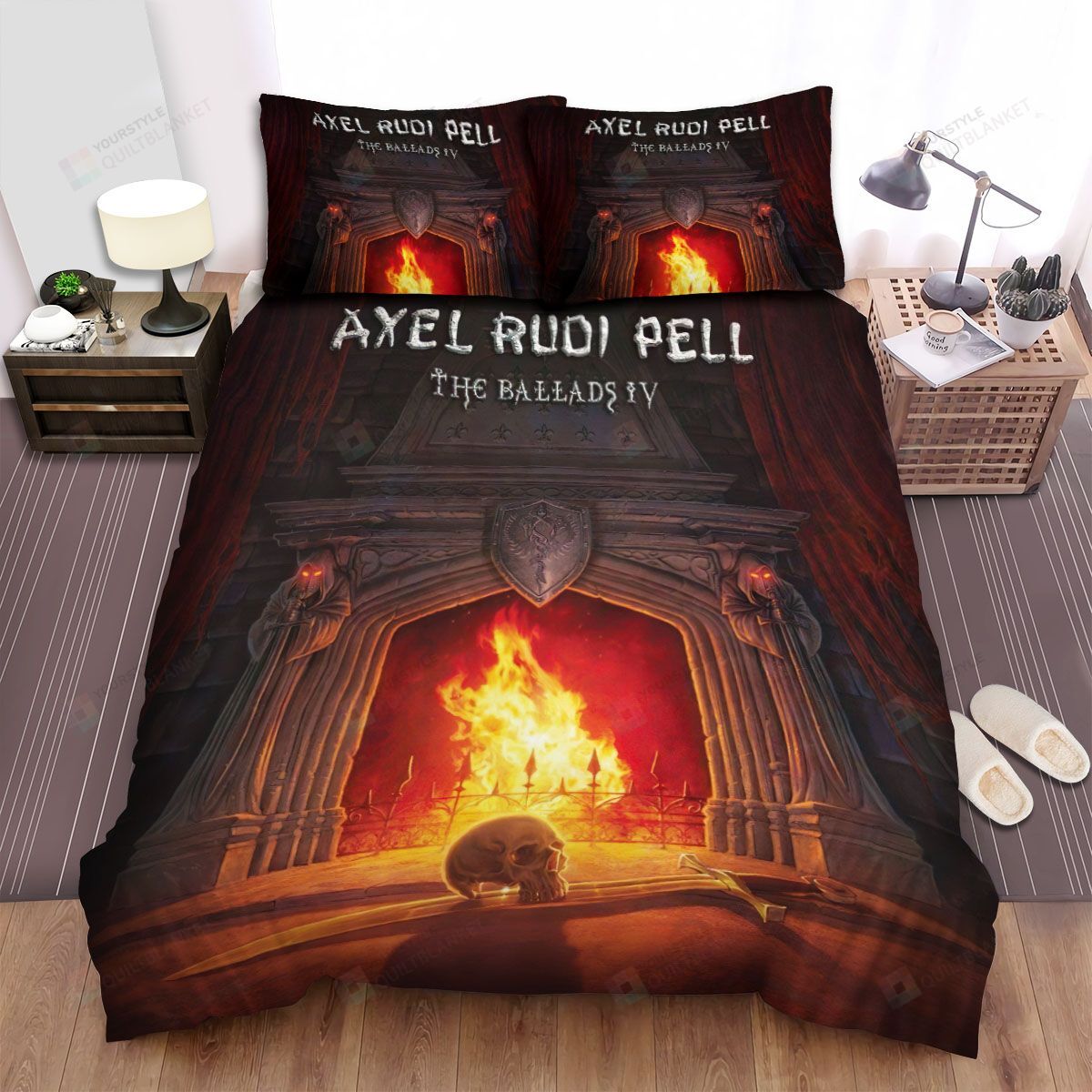 Personalized Bedding Set - Axel Rudi Pell The Ballads Spread Included 1 Soft Duvet Cover or Quilt and 2 Lightweight Breathe Pillowcases