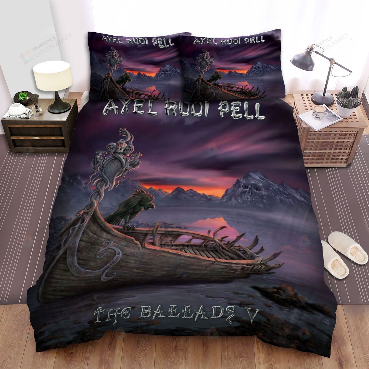 Personalized Bedding Set - Axel Rudi Pell The Ballads Spread Included 1 Soft Duvet Cover or Quilt and 2 Lightweight Breathe Pillowcases