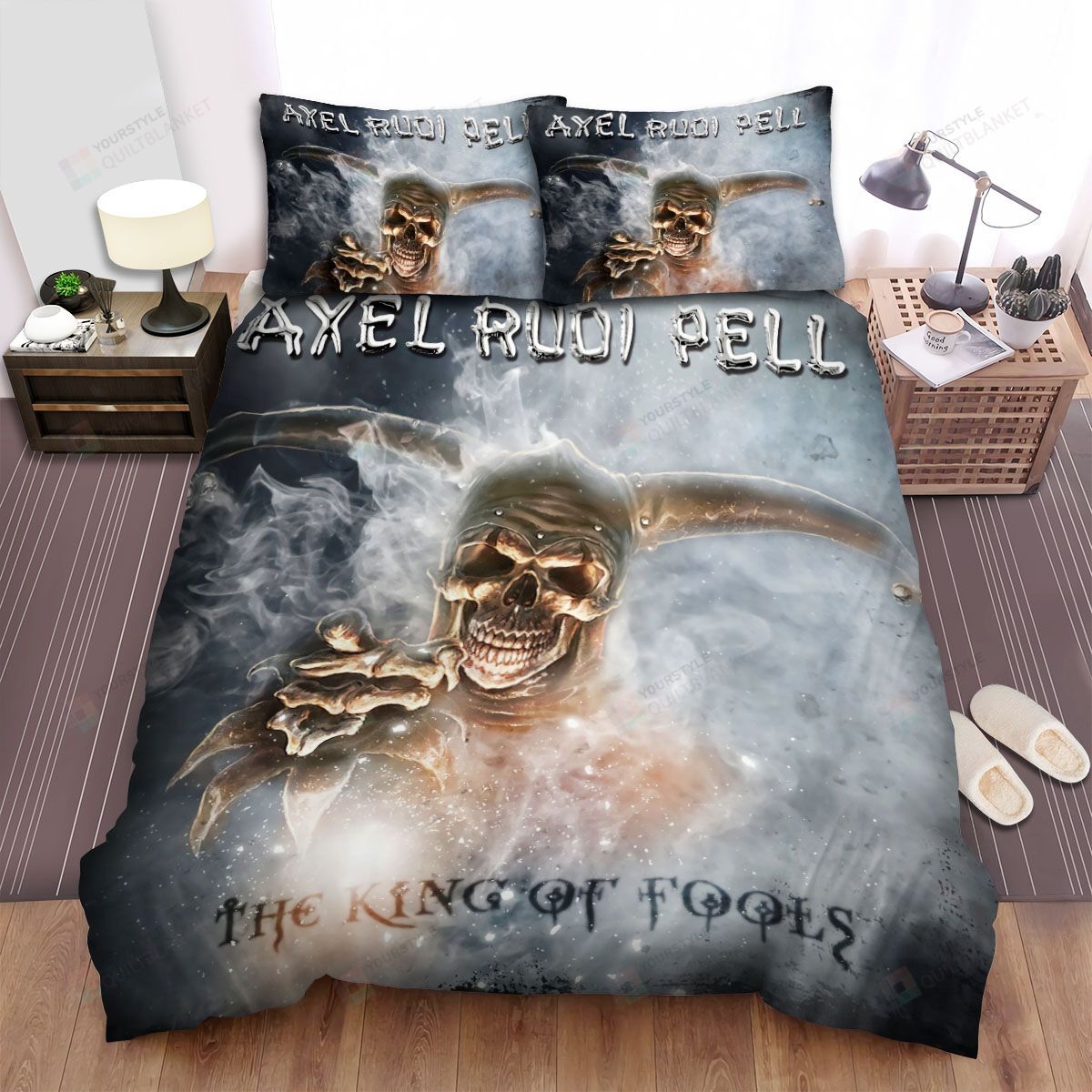 Personalized Bedding Set - Axel Rudi Pell The Of Fools Spread Included 1 Soft Duvet Cover or Quilt and 2 Lightweight Breathe Pillowcases