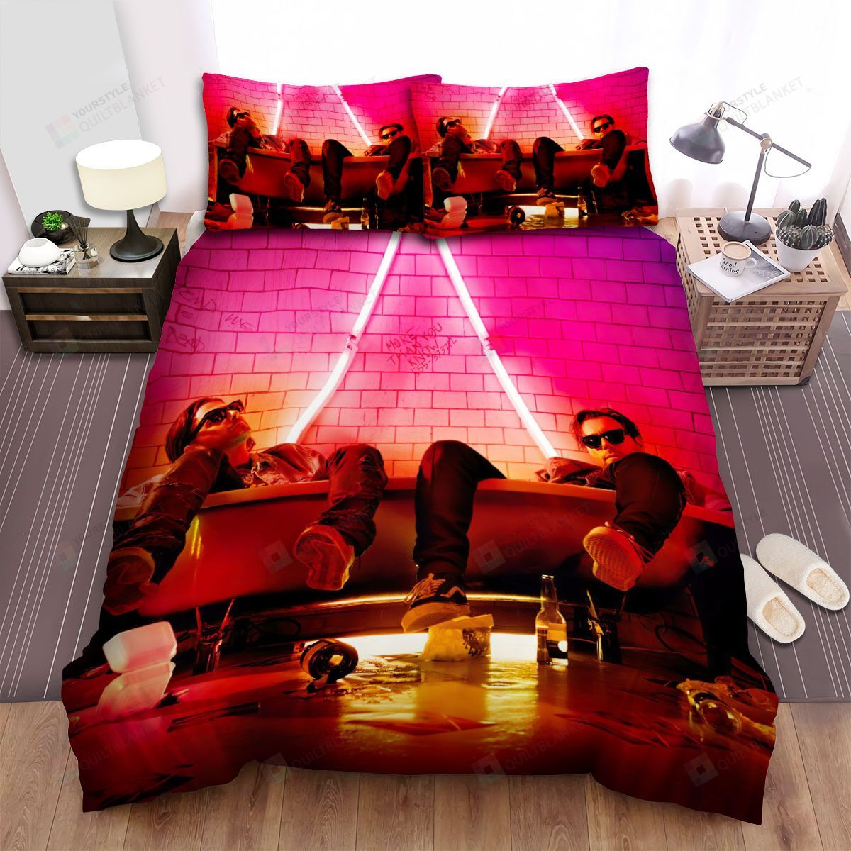 Personalized Bedding Set - Axwell More Than You Know Spread Included 1 Soft Duvet Cover or Quilt and 2 Lightweight Breathe Pillowcases