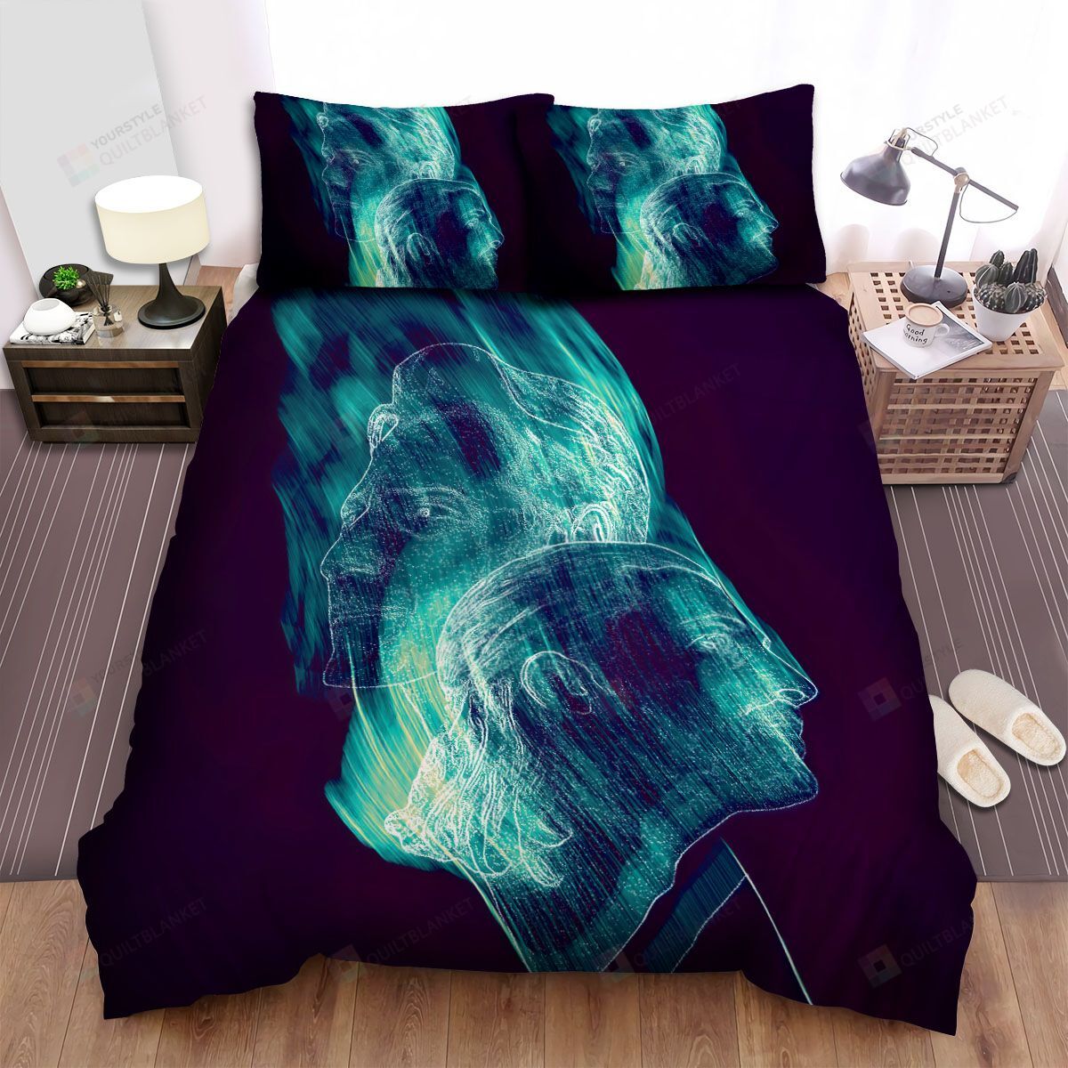 Personalized Bedding Set - Axwell Spread Included 1 Soft Duvet Cover or Quilt and 2 Lightweight Breathe Pillowcases