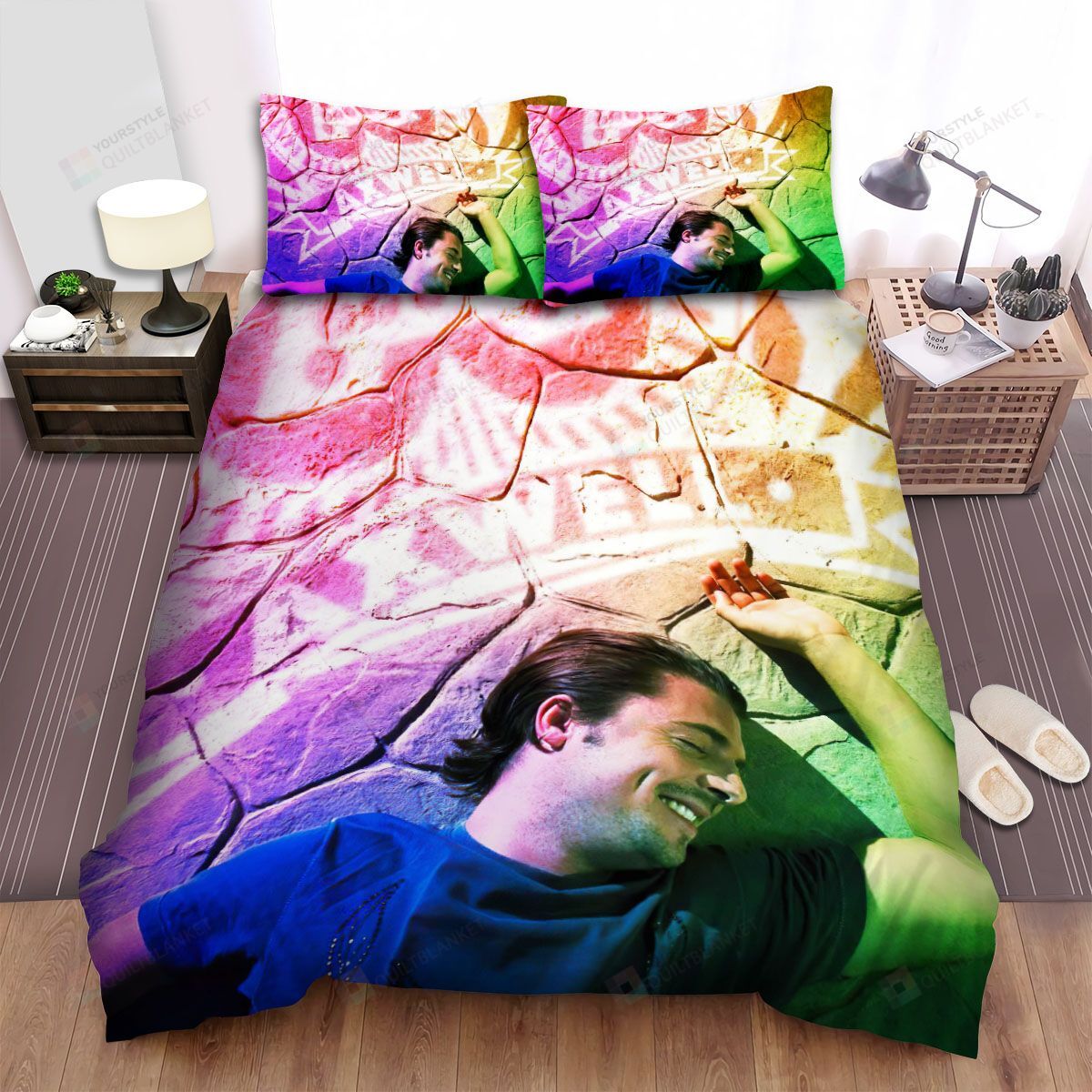Personalized Bedding Set - Axwell Spread Included 1 Soft Duvet Cover or Quilt and 2 Lightweight Breathe Pillowcases