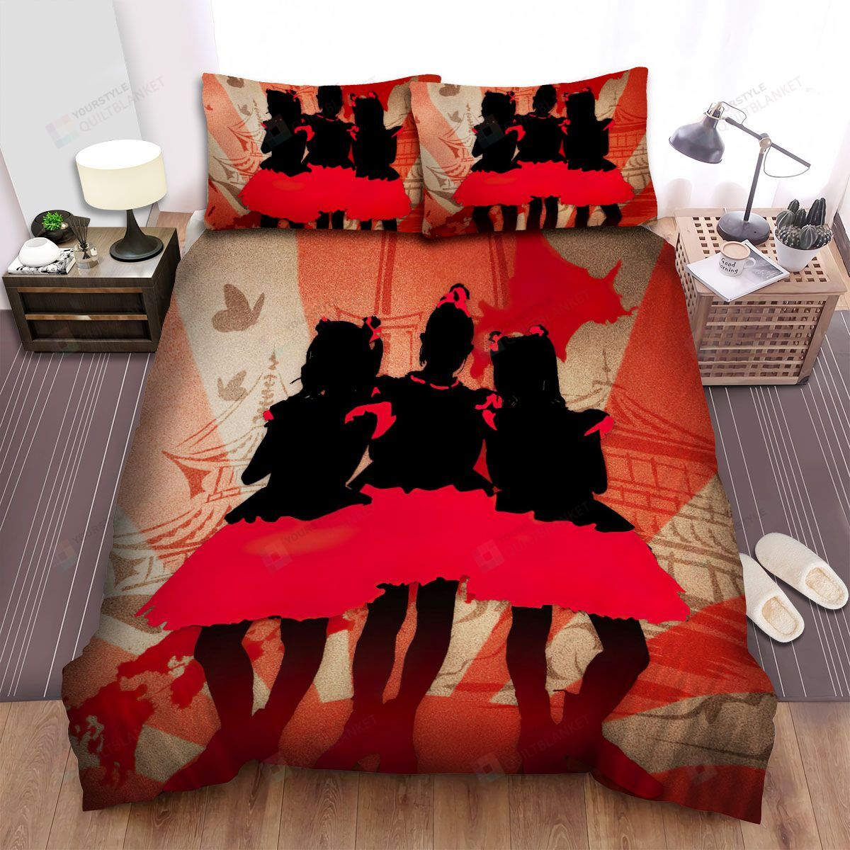 Personalized Bedding Set - Babymetal Music Chipi Photo Spread Included 1 Soft Duvet Cover or Quilt and 2 Lightweight Breathe Pillowcases