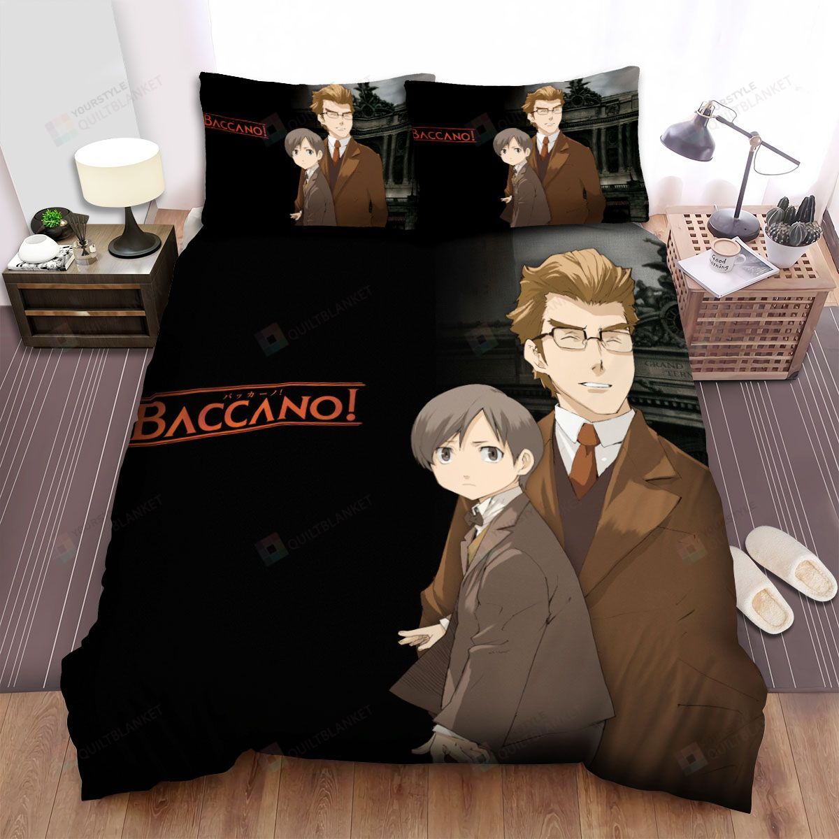 Personalized Bedding Set - Baccano Maiza Avaro Czeslaw Meyer Spread Included 1 Soft Duvet Cover or Quilt and 2 Lightweight Breathe Pillowcases