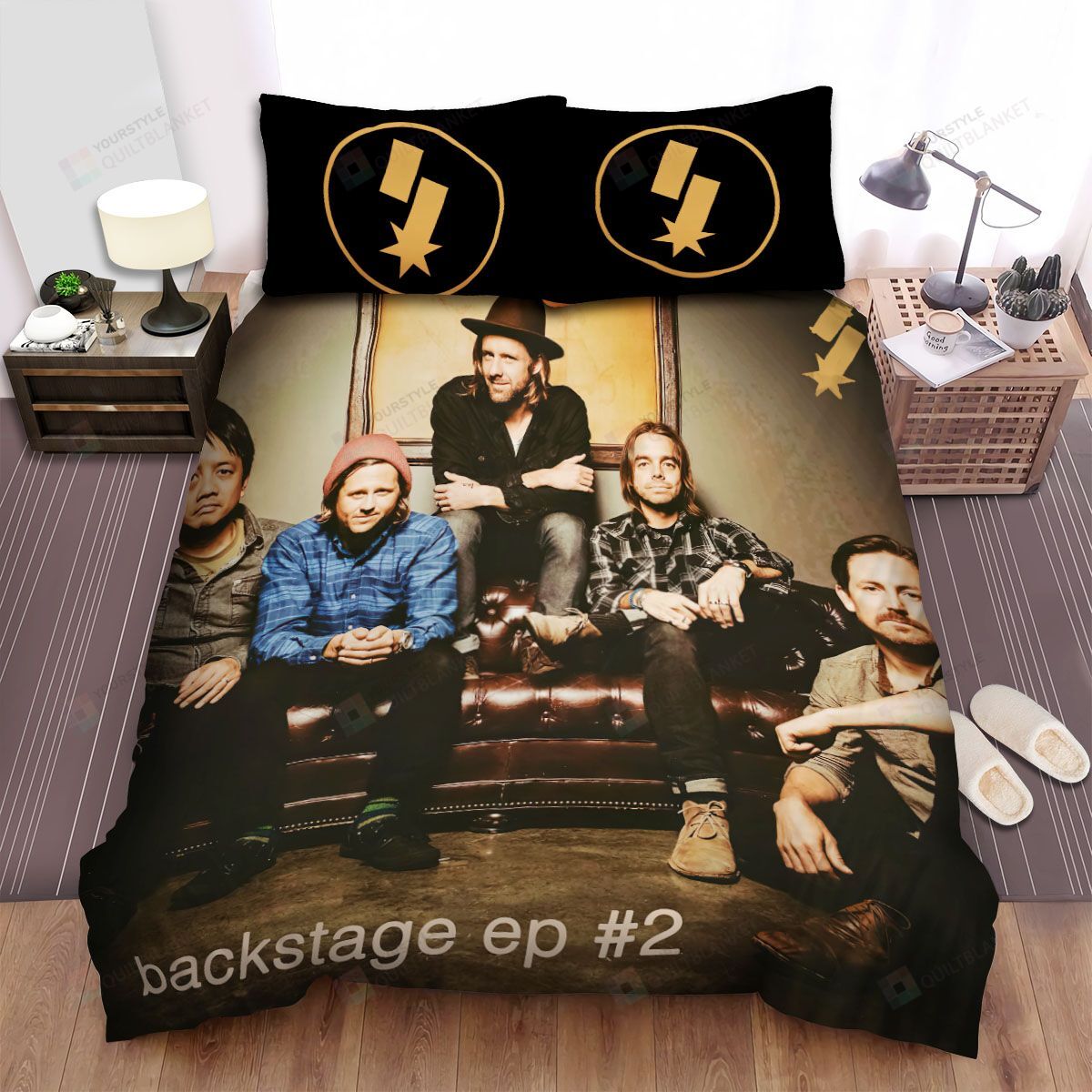 Personalized Bedding Set - Backstage Ep Switchfoot Spread Included 1 Soft Duvet Cover or Quilt and 2 Lightweight Breathe Pillowcases