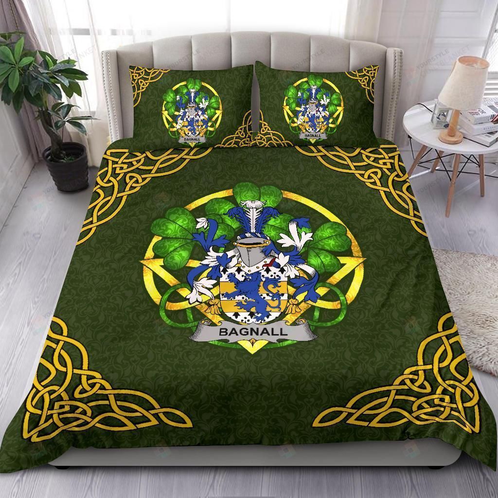 Personalized Bedding Set - Bagnall Ireland Great Gifts Birthday Christmas Thanksgiving Included 1 Soft Duvet Cover or Quilt and 2 Lightweight Breathe Pillowcases