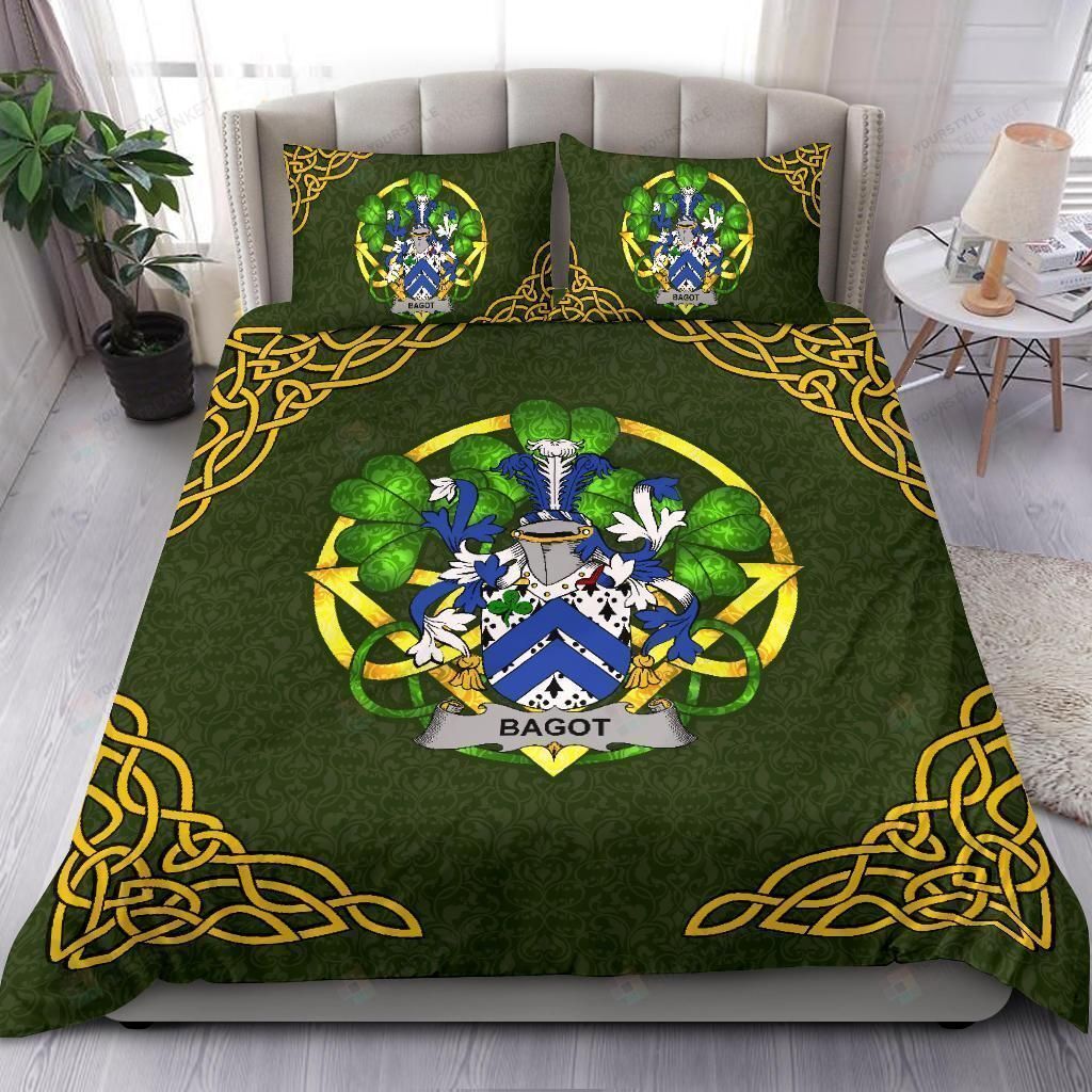 Personalized Bedding Set - Bagot Ireland Included 1 Soft Duvet Cover or Quilt and 2 Lightweight Breathe Pillowcases