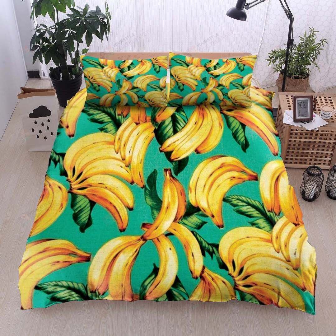 Personalized Bedding Set - Banana Cotton Spread Included 1 Soft Duvet Cover or Quilt and 2 Lightweight Breathe Pillowcases