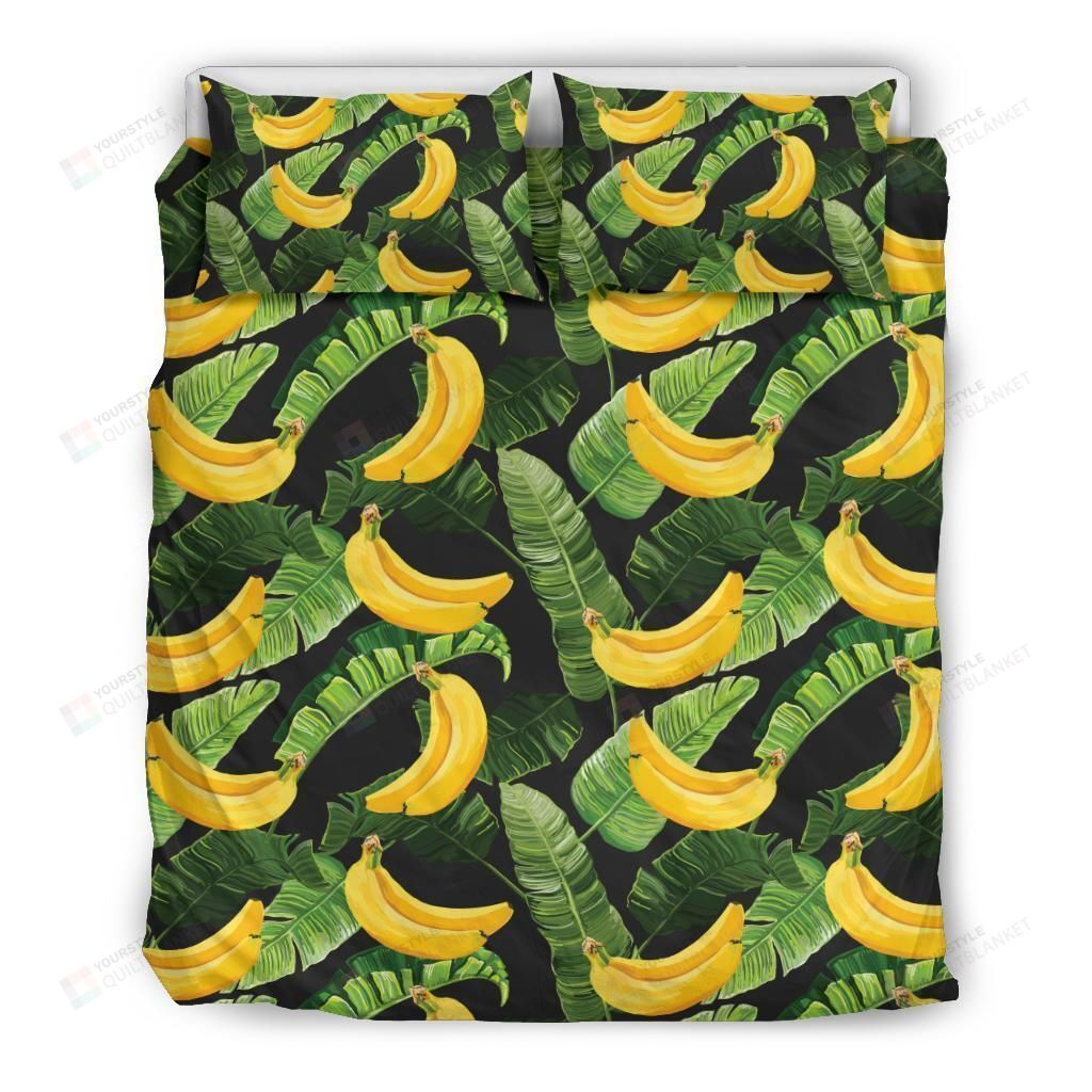 Personalized Bedding Set - Banana Cotton Spread Included 1 Soft Duvet Cover or Quilt and 2 Lightweight Breathe Pillowcases