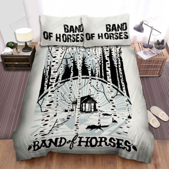Personalized Bedding Set - Band Of Horses Band Love The Venue September Spread Included 1 Soft Duvet Cover or Quilt and 2 Lightweight Breathe Pillowcases