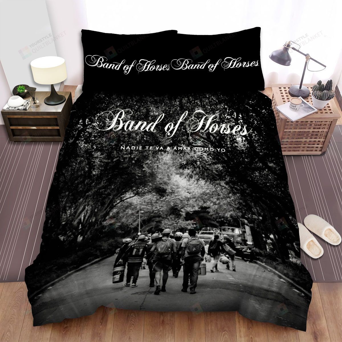 Personalized Bedding Set - Band Of Horses Band Nadie Te Va Amar Como Yo Spread Included 1 Soft Duvet Cover or Quilt and 2 Lightweight Breathe Pillowcases