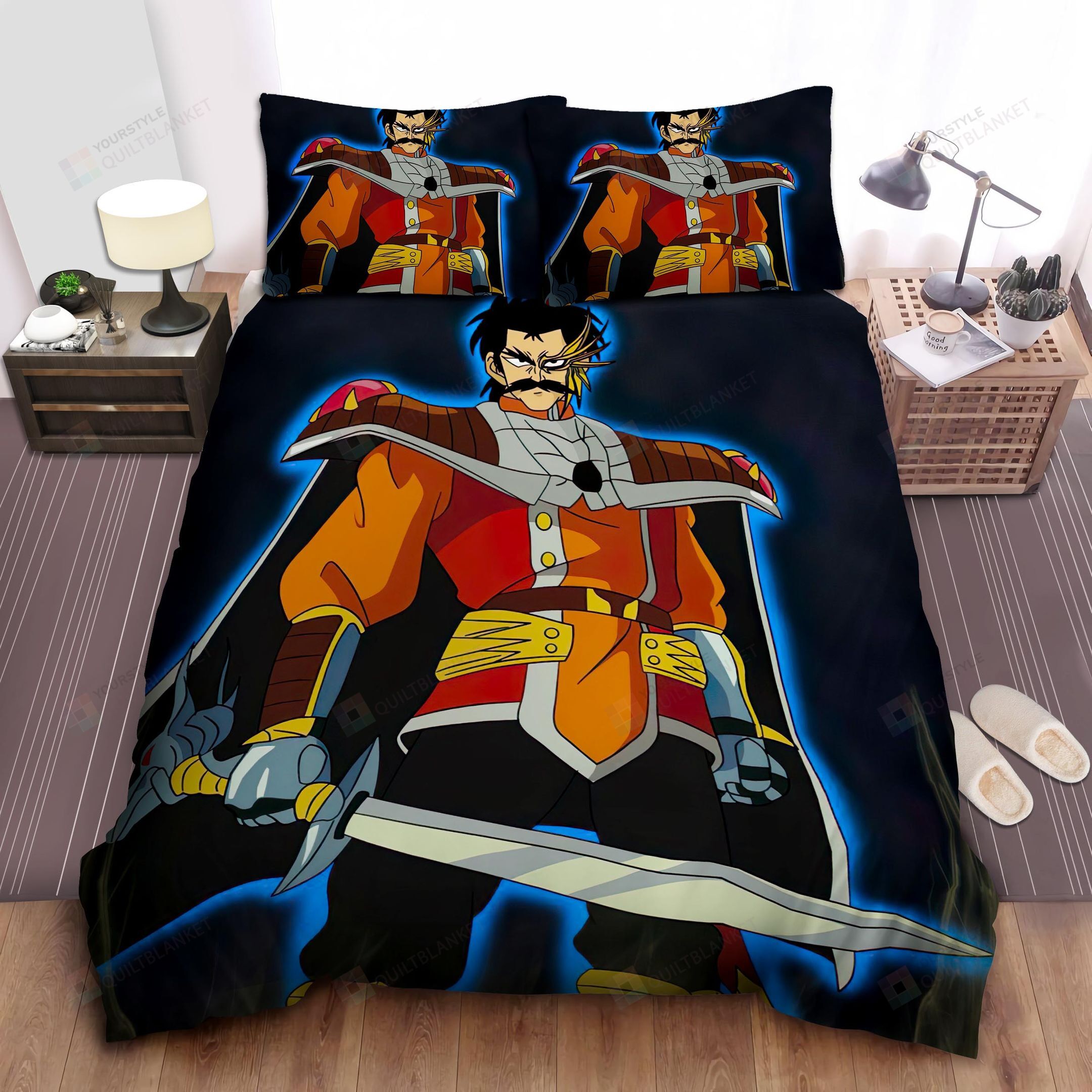 Personalized Bedding Set - Baran The Dragon Knight Spread Included 1 Soft Duvet Cover or Quilt and 2 Lightweight Breathe Pillowcases
