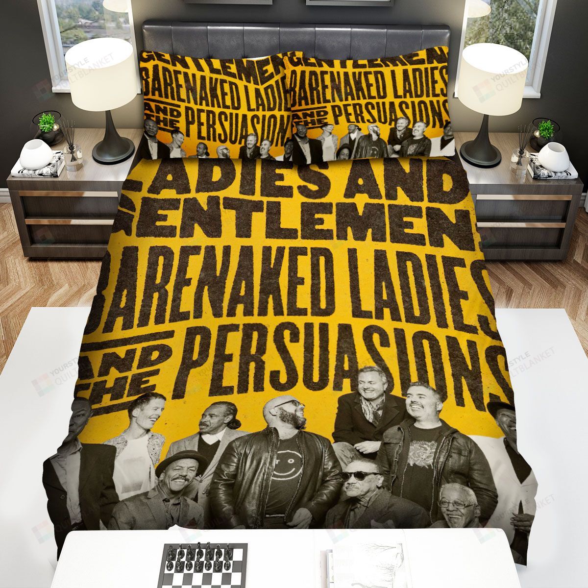 Personalized Bedding Set - Barenaked Ladies The Persuasions Spread Included 1 Soft Duvet Cover or Quilt and 2 Lightweight Breathe Pillowcases