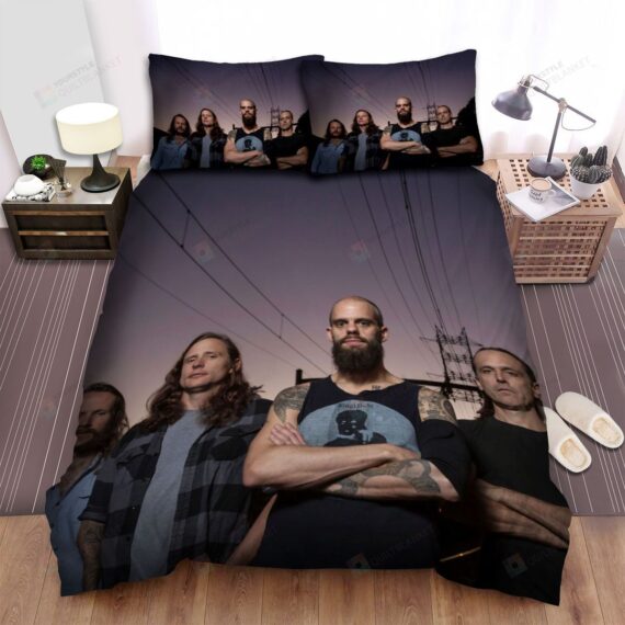 Personalized Bedding Set - Baroness Music Band Sunset Spread Included 1 Soft Duvet Cover or Quilt and 2 Lightweight Breathe Pillowcases