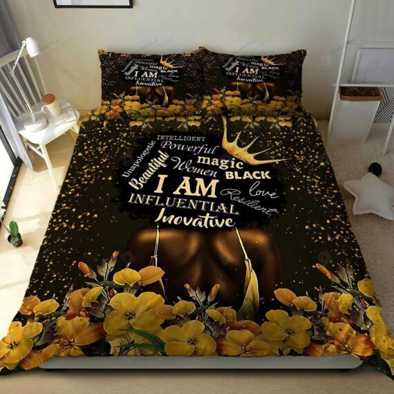 Personalized Bedding Set - Black Great Gifts Birthday Christmas Thanksgiving Included 1 Soft Duvet Cover or Quilt and 2 Lightweight Breathe Pillowcases