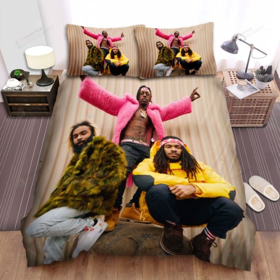 Personalized Bedding Set - Flatbush Zombies Hip Hop Is Undead Spread Included 1 Soft Duvet Cover or Quilt and 2 Lightweight Breathe Pillowcases