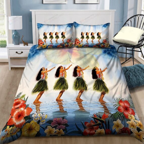 Personalized Bedding Set - Hawaiian Spread Included 1 Soft Duvet Cover or Quilt and 2 Lightweight Breathe Pillowcases