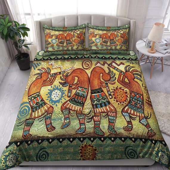 Personalized Bedding Set - Native American Spread Included 1 Soft Duvet Cover or Quilt and 2 Lightweight Breathe Pillowcases