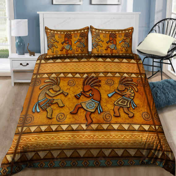 Personalized Bedding Set - Native American Spread Included 1 Soft Duvet Cover or Quilt and 2 Lightweight Breathe Pillowcases