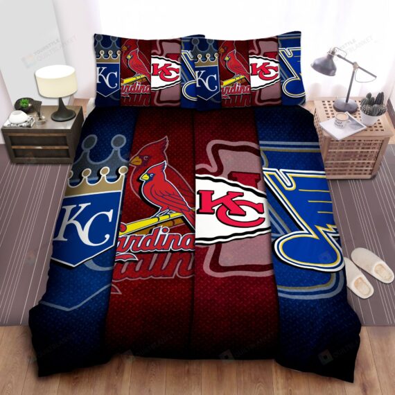Personalized Bedding Set - Sports Missouri Sport Teams Spread Included 1 Soft Duvet Cover or Quilt and 2 Lightweight Breathe Pillowcases