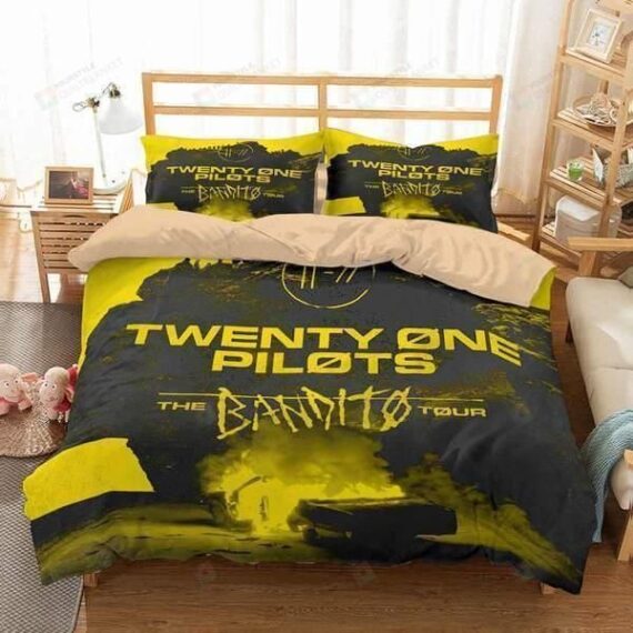 Personalized Bedding Set - Twenty One Pilots Trench Included 1 Soft Duvet Cover or Quilt and 2 Lightweight Breathe Pillowcases